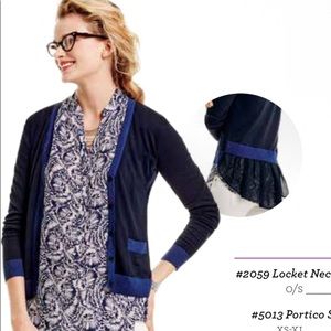 Cabi cardigan with cute peplum